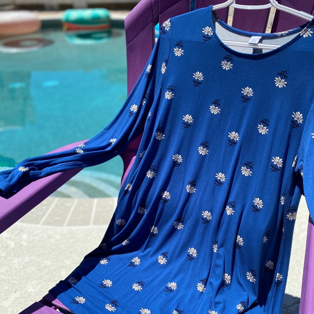 Blue & White Old Navy dress